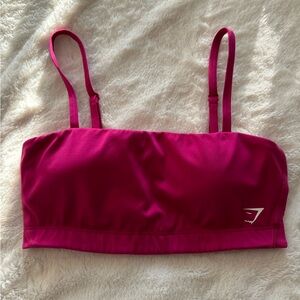 Gymshark Pink Bandeau Sports Bra Size Small
